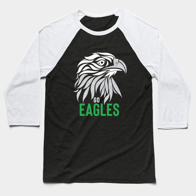 Go Eagles Baseball T-Shirt by shopflydesign